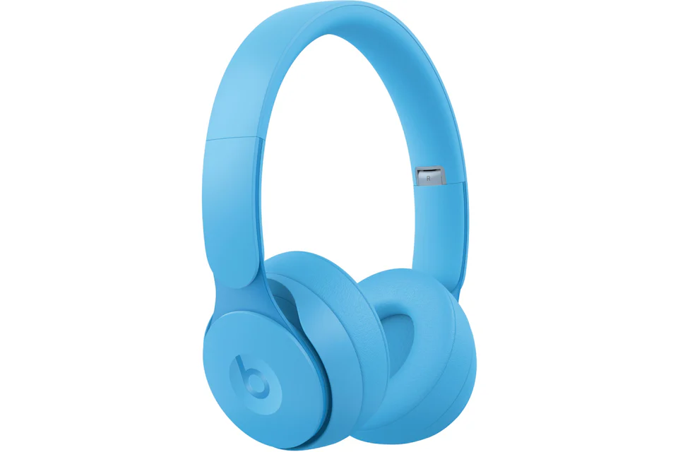 Beats by Dr. Dre Solo Wireless Noise Cancelling Headphones Pro More Matte Collection MRJ92LL/A, MRJ92ZM/A Light Blue
