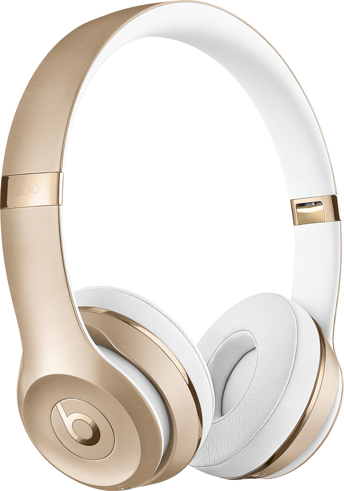 オーディオ機器 ヘッドフォン Beats by Dr. Dre Solo3 Wireless Headphones MNER2LL/A Gold - US