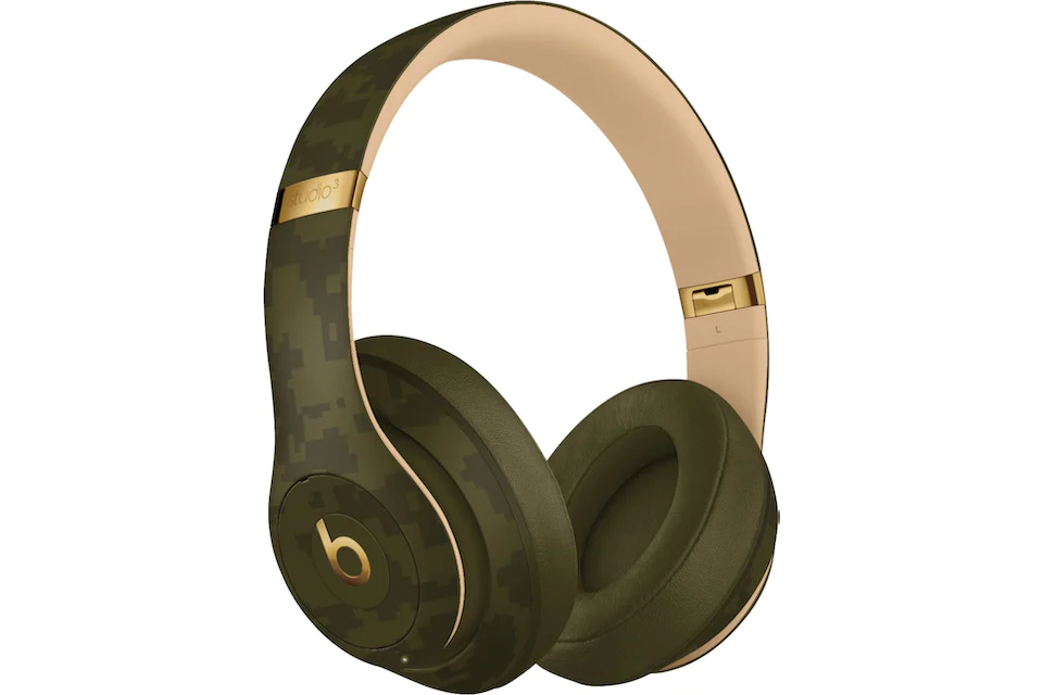 Beats by Dr. Dre Studio3 Wireless Noise Cancelling Headphones Camo Collection MWUH2LL/A Forest Green