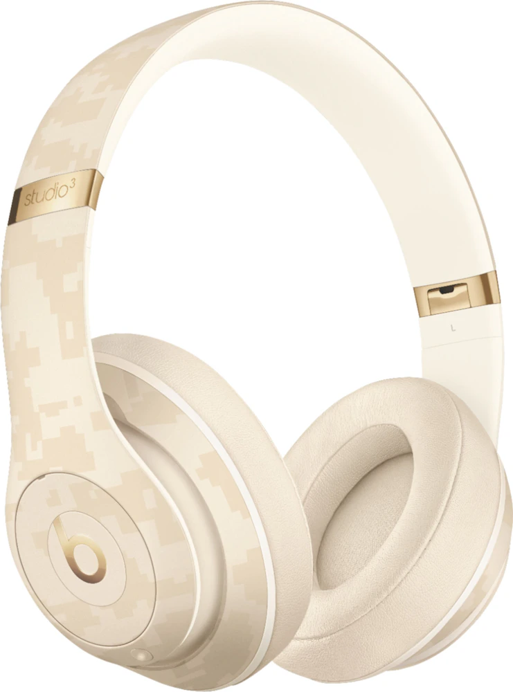 Beats by Dr. Camo - Dre MWUJ2LL/A Noise Headphones Dune Cancelling US Wireless Studio3 Collection Sand