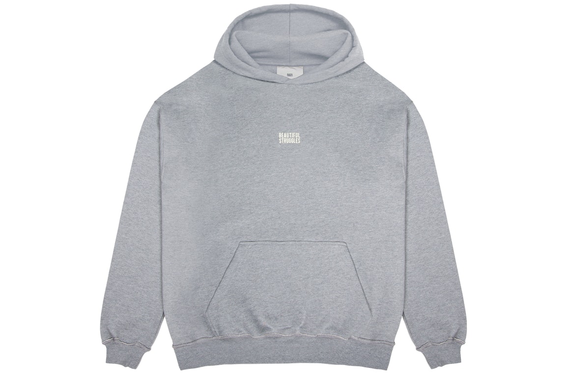 Pre-owned Beautiful Struggles Small Logo Sweatshirt Grey Melange