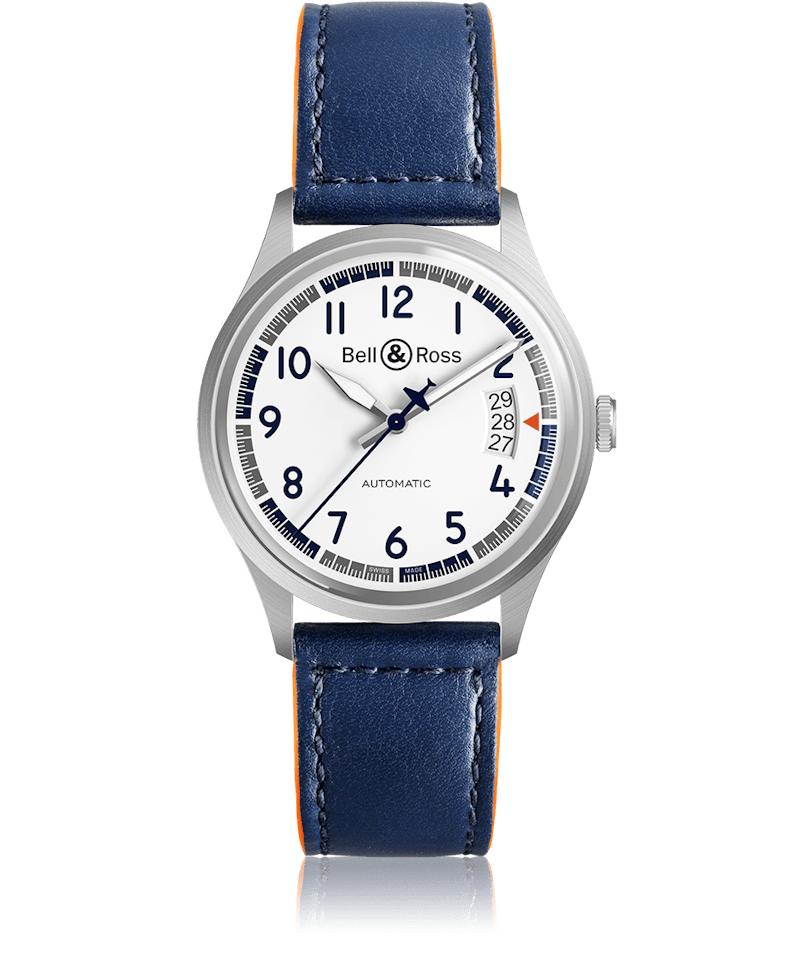 Bell and Ross Racing Bird BR V1-92 39mm in Stainless Steel - GB