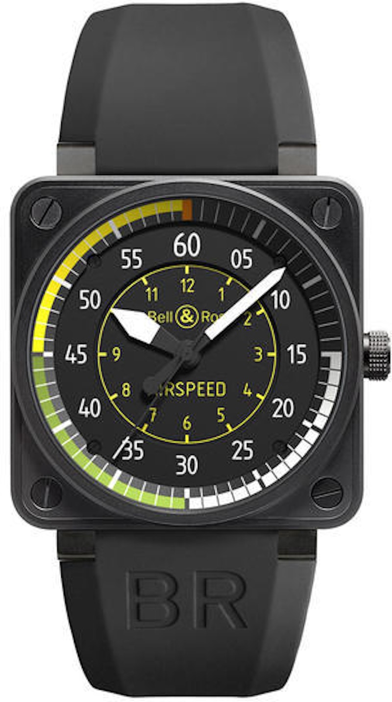 Bell and Ross Aviation BR0192 AIRSPEED 46mm in Stainless Steel US