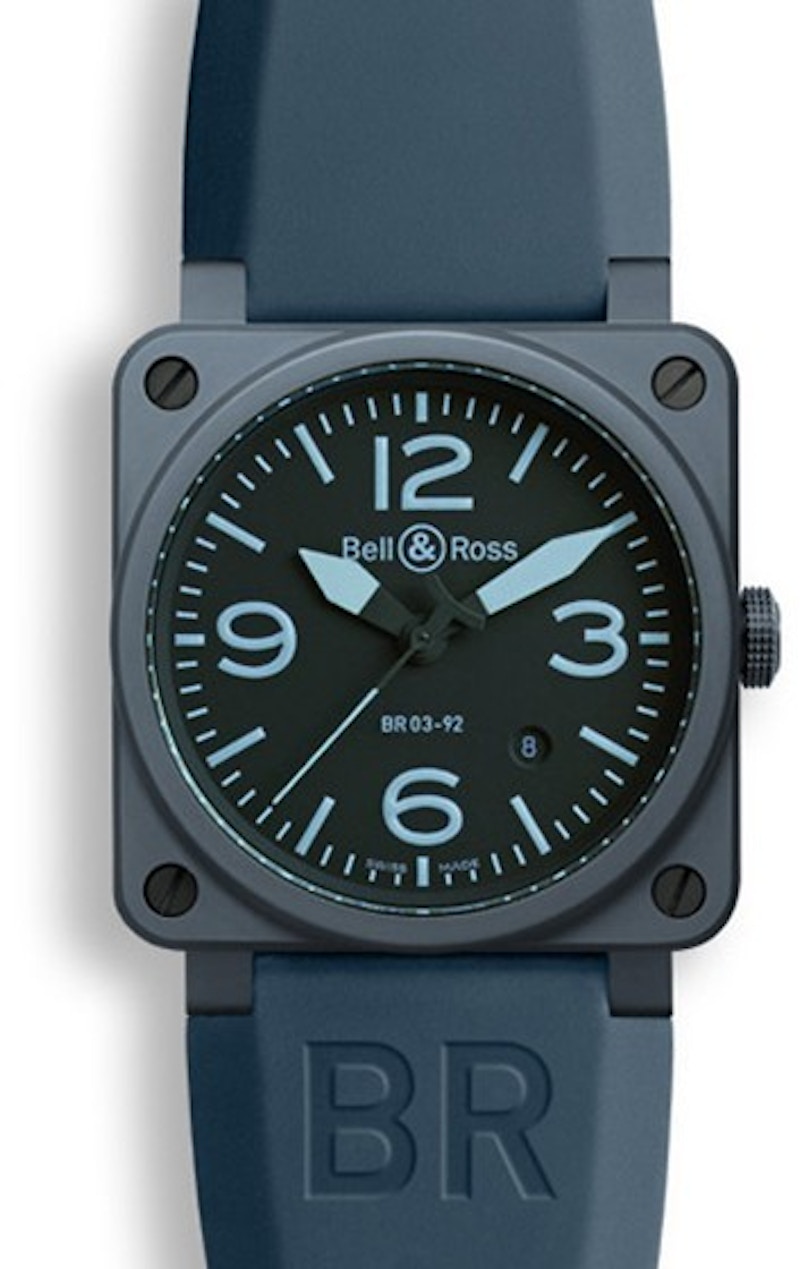 Bell and Ross Aviation BR0392 CERAM BLUE 42mm in Ceramic US