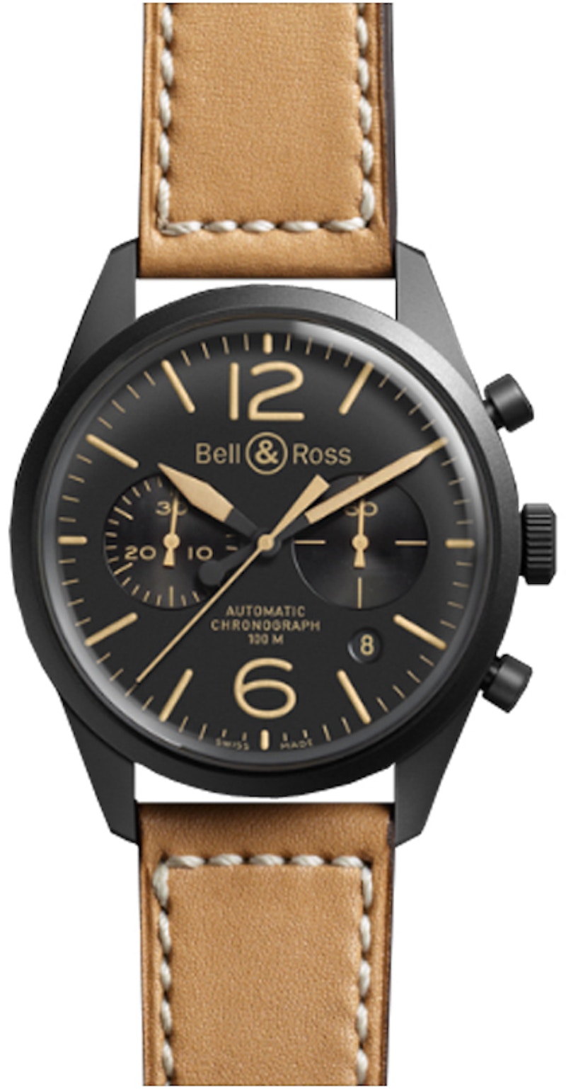 Bell & ross hotsell br 126 heritage chronograph