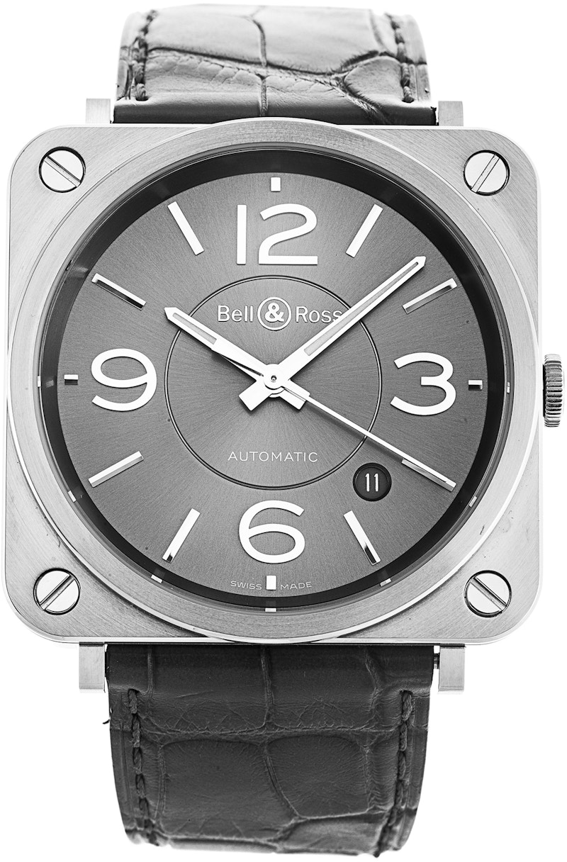 Bell and Ross Vintage BRS92 RU ST SCR 39mm in Stainless Steel US