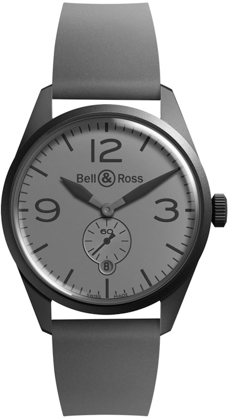 Bell and Ross Vintage Commando BRV123 COMMANDO 41mm in Stainless