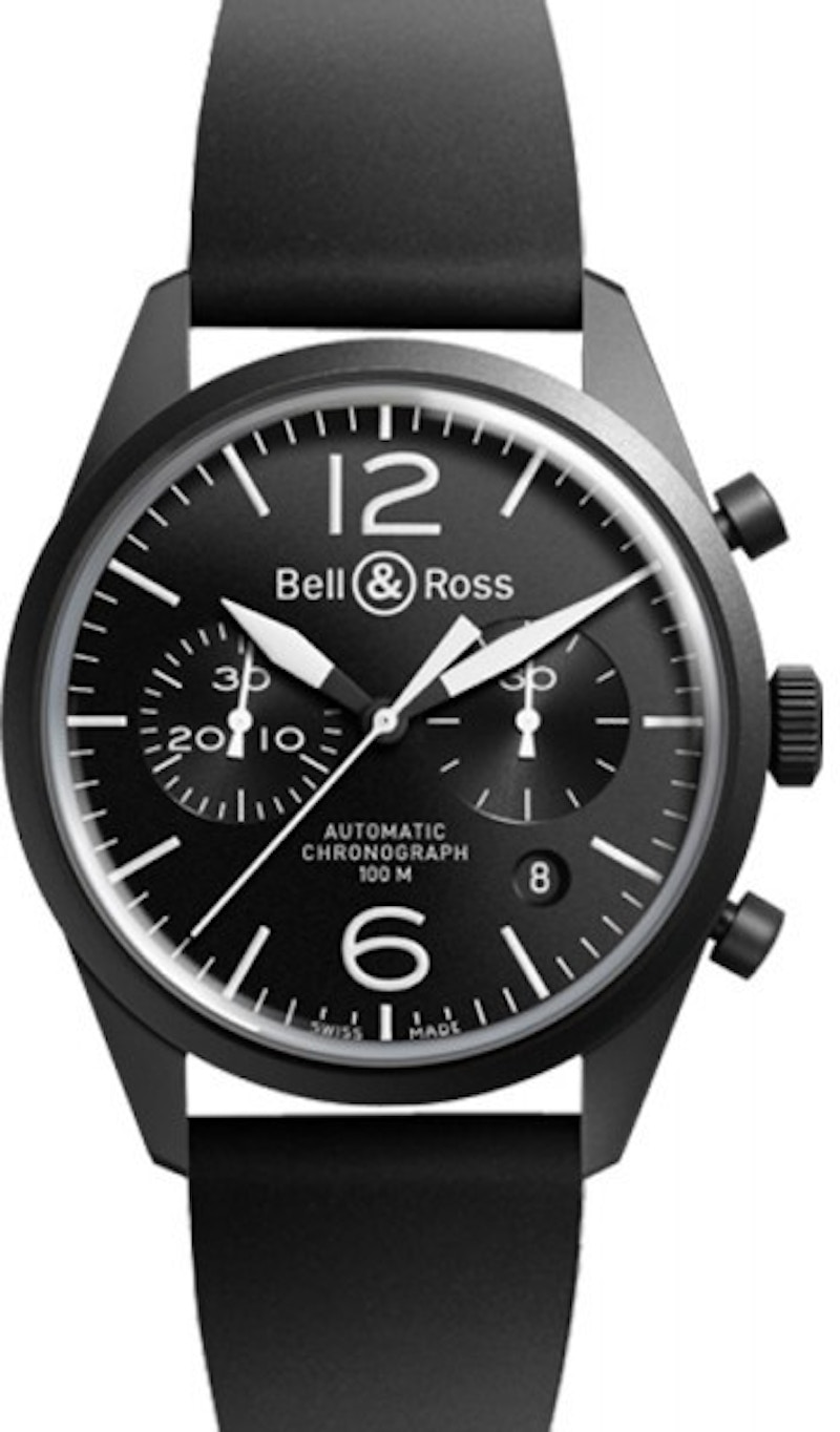 Bell and Ross Vintage Original BRV126 BL CA SRB 41mm in Stainless