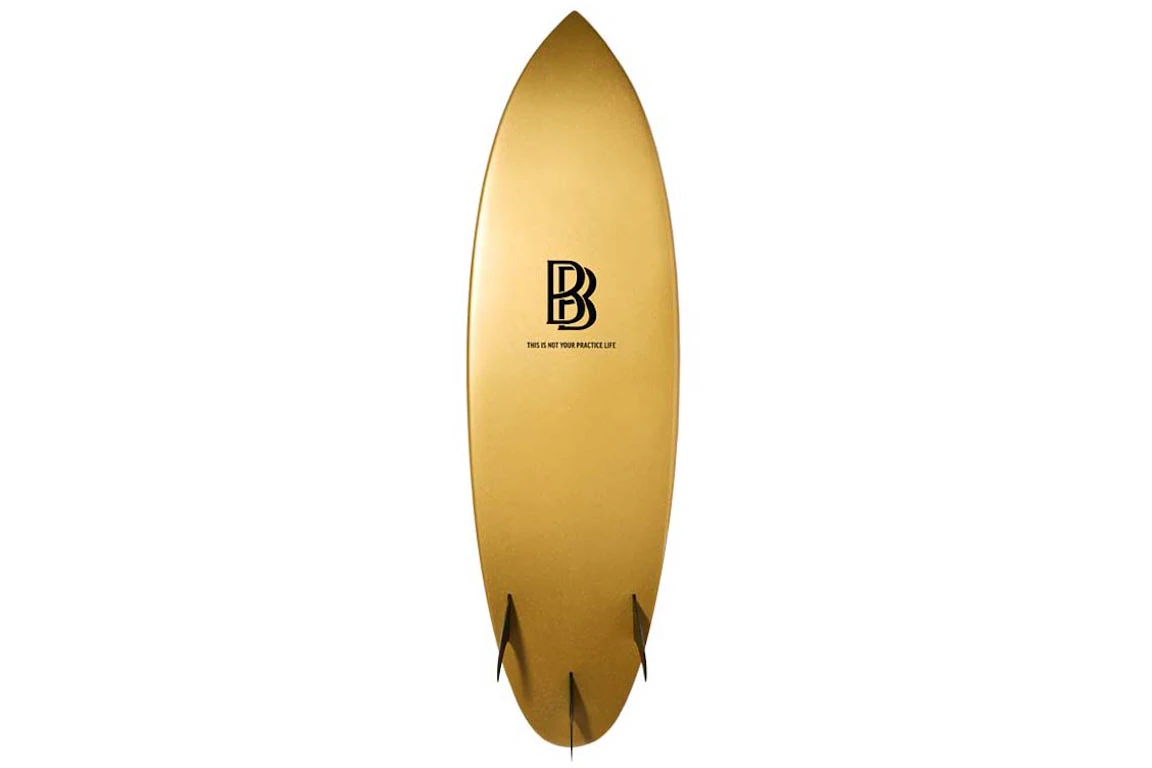 Ben Baller Gold Surf Board