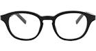 Berluti Round-Frame Acetate Optical Frames Black Black Transparent (BL50005I-50-001)