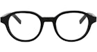 Berluti Round-Frame Acetate Optical Frames Black Black Transparent (BL50020U-49-001)