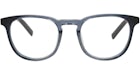 Berluti Round-Frame Acetate Optical Frames Blue Black Transparent (BL50002I-51-086)