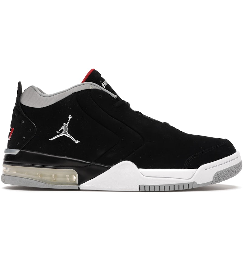 Jordan Big Fund Black Metallic Silver University Red Men's Jordan Big Fund Black Metallic Silver University Red Men's