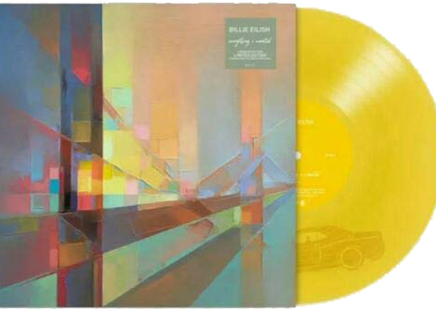 Billie Eilish Everything I Wanted Limited Edition Yellow Translucent LP