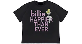 Billie Eilish Limited Edition Pretty Boy Rhinestone T-shirt Black