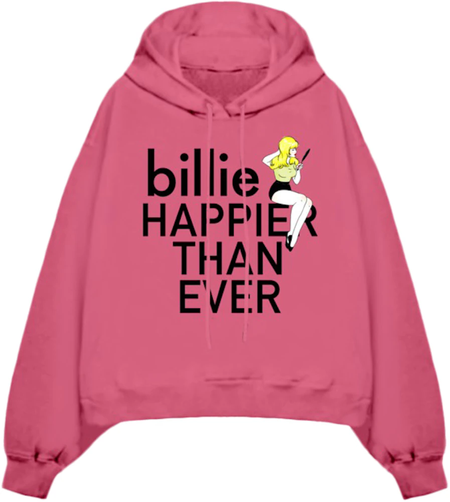 Billie Eilish Pretty Boy Hoodie Pink - SS21 - US