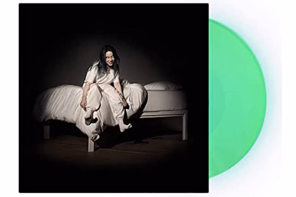Billie Eilish When We All Fall Asleep, Where Do We Go? LP Vinyl Glow In The Dark Green