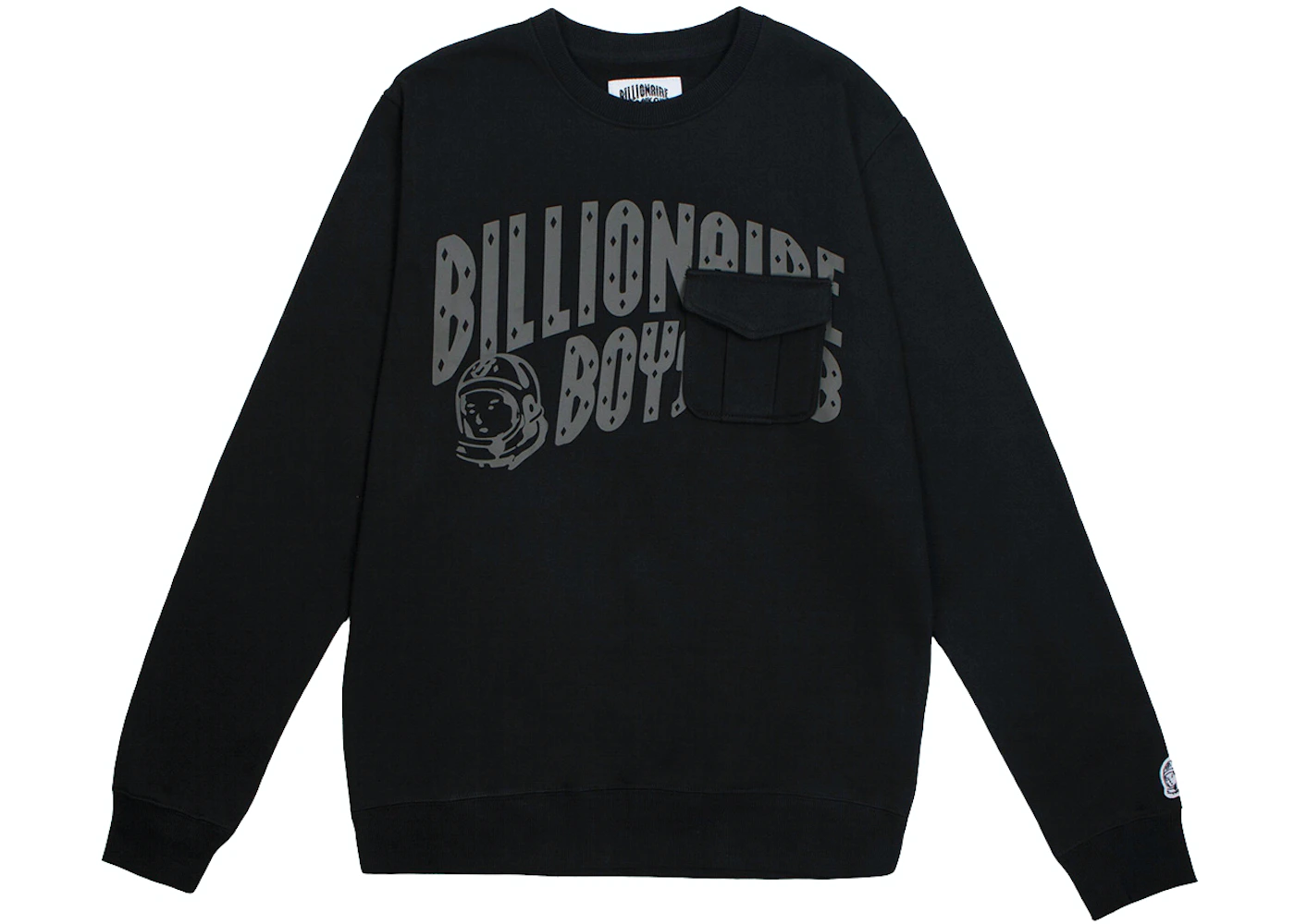 Billionaire Boys Club BB Crew Sweater Black Men's - US