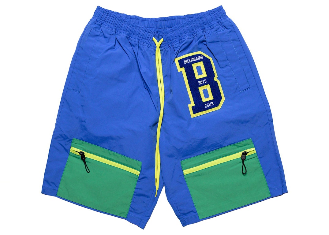 Pre-owned Billionaire Boys Club Bb Hike Shorts Blue/green