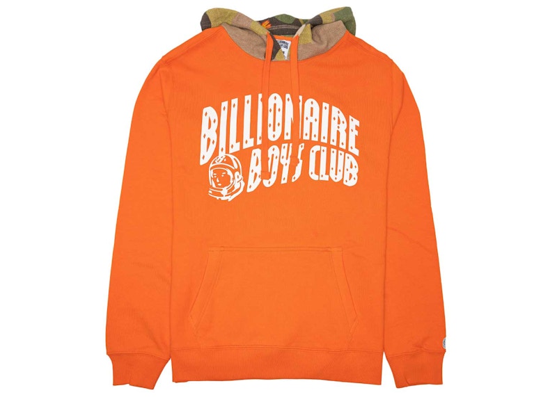 Billionaire Boys Club Cam Popover Hoodie Orange Scarlet Bliss Men s SS22 US