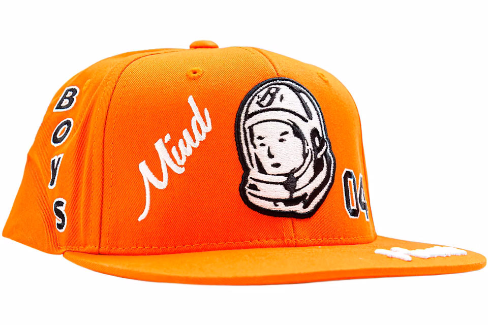 Billionaire Boys Club Captain Snapback Cap Red/Tangerine