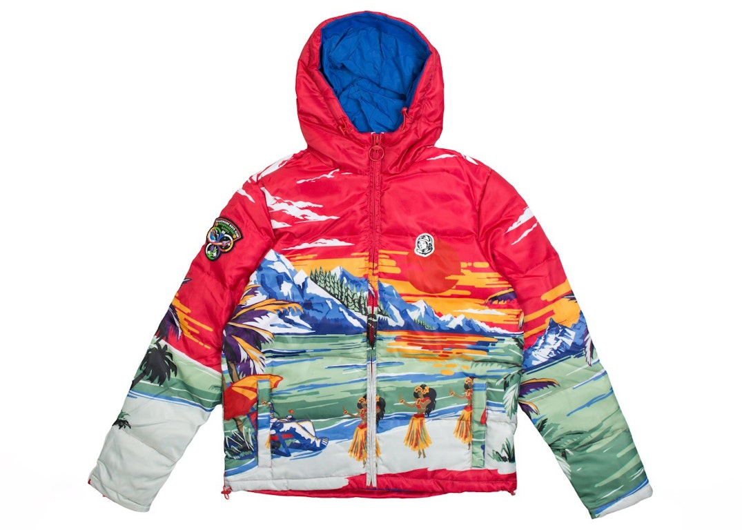 Pre-owned Billionaire Boys Club Everest Paradise Jacket Red