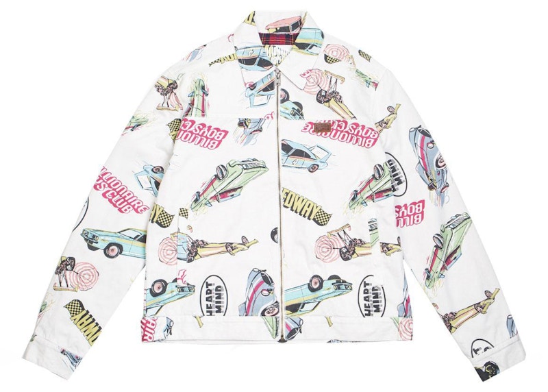 Pre-owned Billionaire Boys Club Men's Gear Head Jacket In White