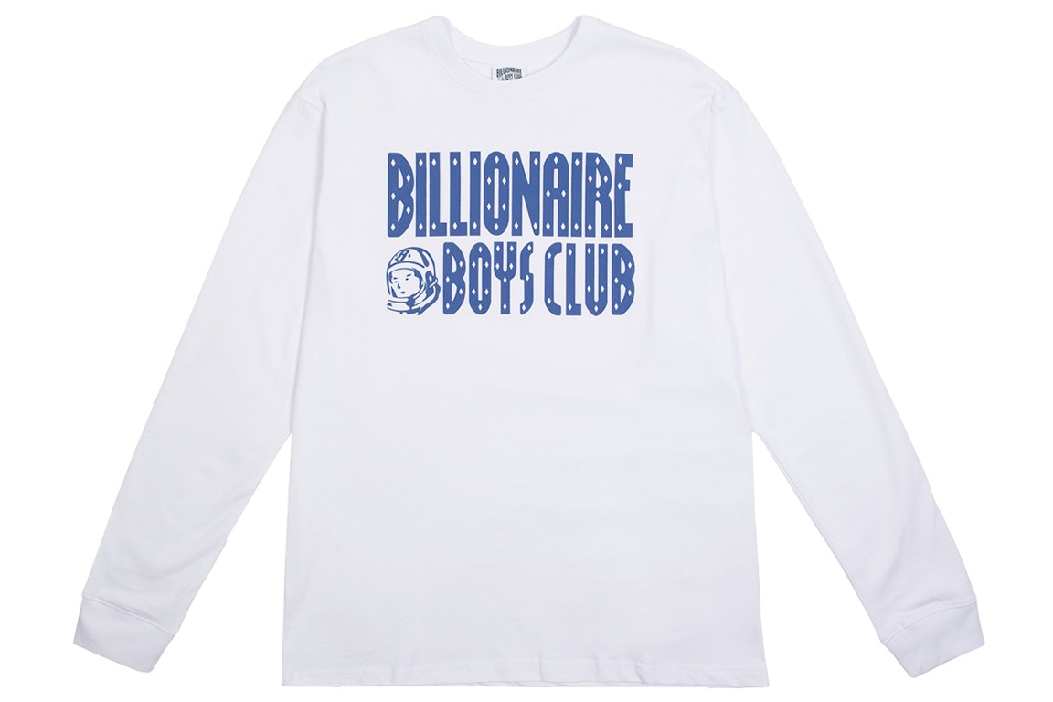 Pre-owned Billionaire Boys Club Interplanetary Long Sleeve Tee White