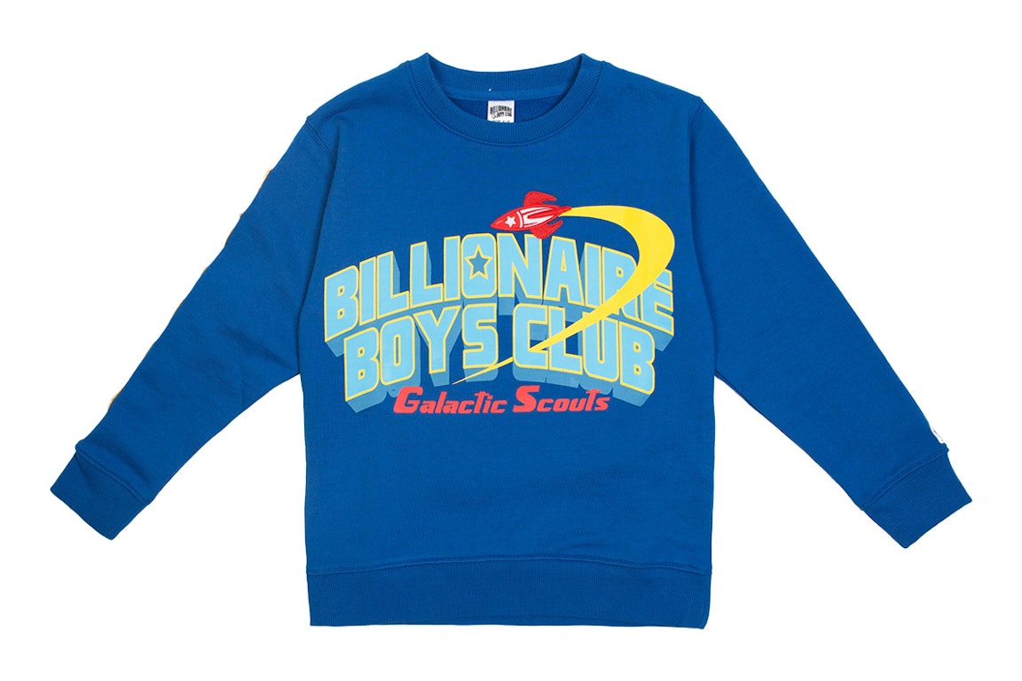 Pre-owned Billionaire Boys Club Little Kids Honor Crew Sweater Blue