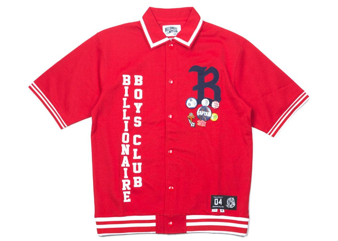 Pre-owned Billionaire Boys Club Marquee Knit Shirt Red