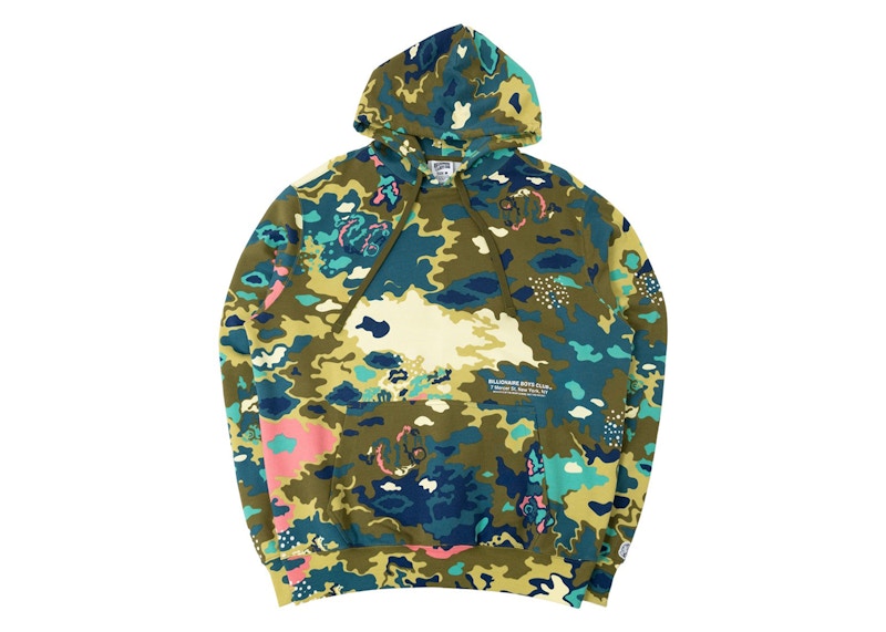 Billionaire boys club green on sale hoodie