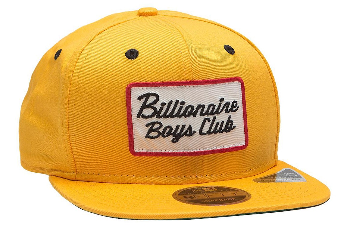 Pre-owned Billionaire Boys Club Patch Snapback Cap Gold