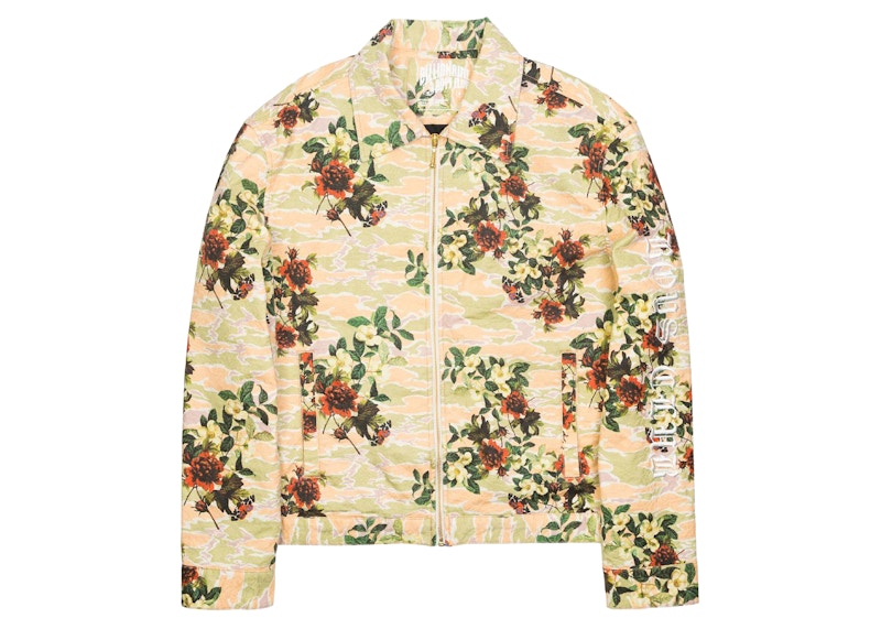 Pre-owned Billionaire Boys Club Men's Rose Bloom Jacket In White/eggnog