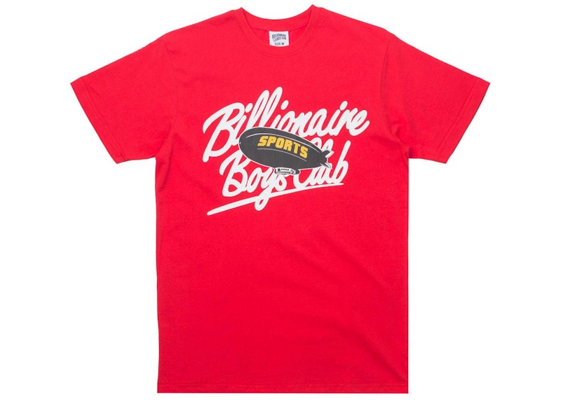 Pre-owned Billionaire Boys Club Men's  Sports Tee Shirt In Red