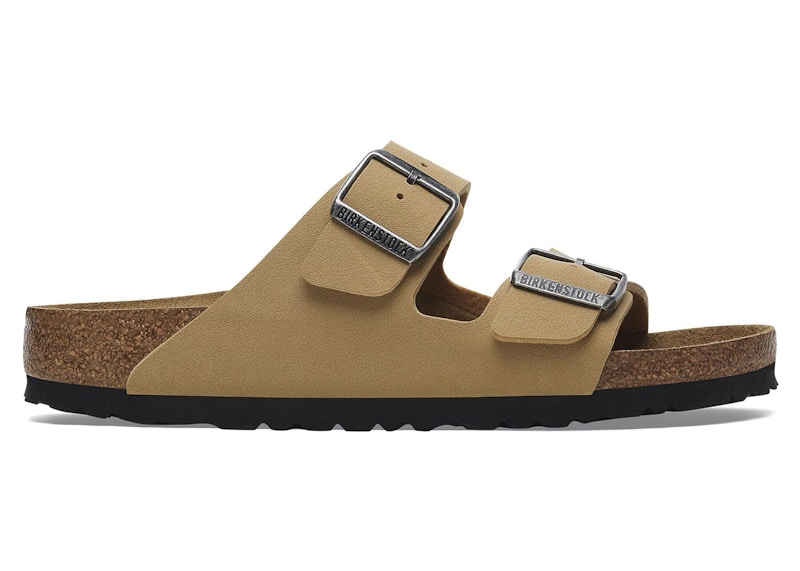 Birkenstock Arizona Birkibuc Latte Cream