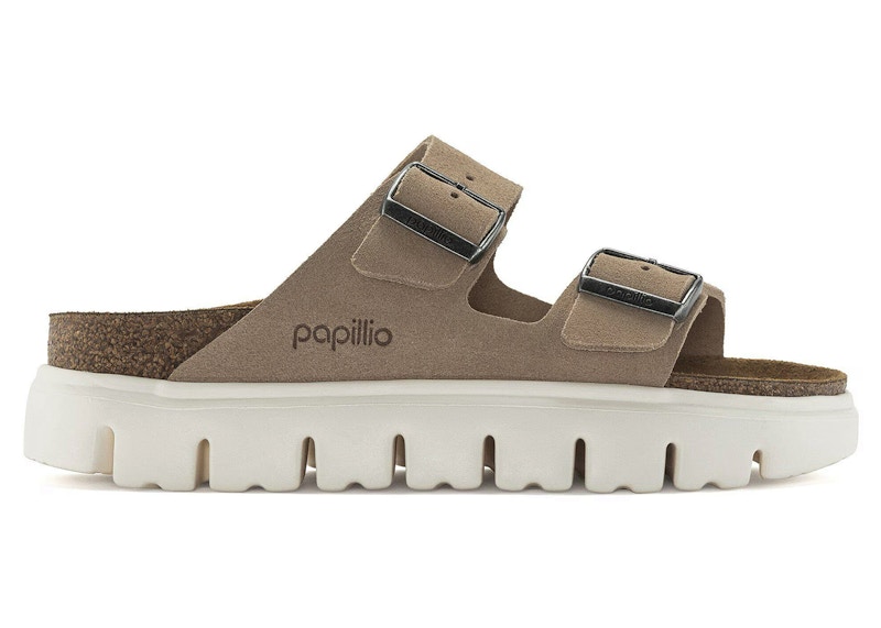 Birkenstock Arizona Chunky Suede Leather Warm Sand (Narrow Fit)