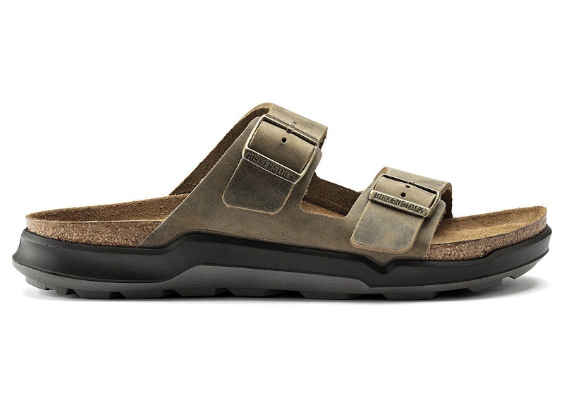 Birkenstock Arizona Crosstown Oiled Leather Faded Khaki