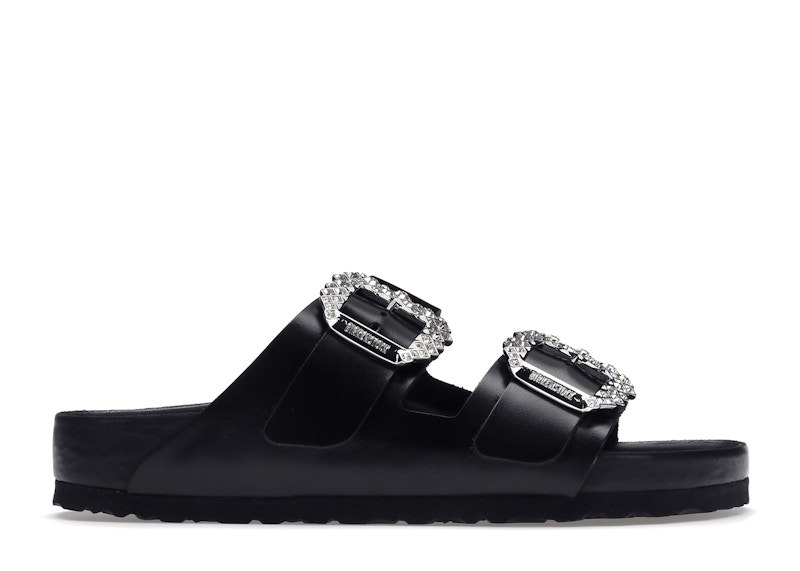 Birkenstock Arizona Manolo Blahnik Black