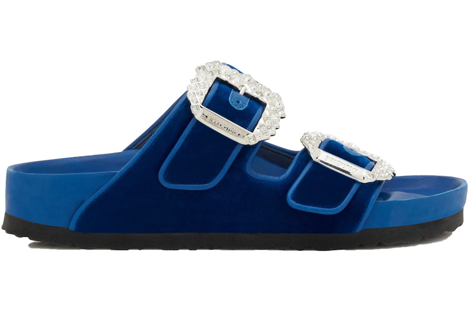 Birkenstock Arizona Manolo Blahnik Royal Blue Velvet - 122-2128-0001/1022960 - GB