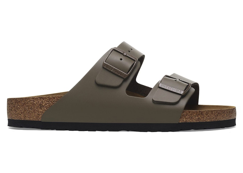 Birkenstock Arizona Natural Leather Concrete Gray