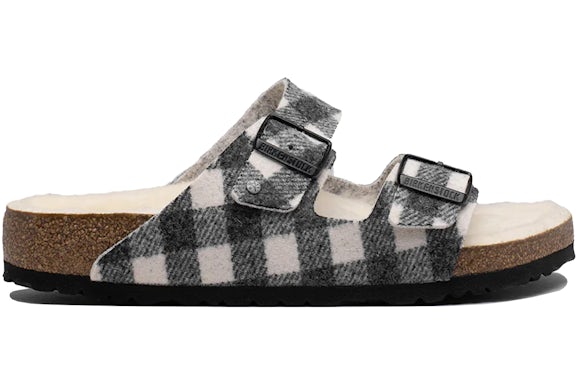 Birkenstock Arizona Rivet White Plaid