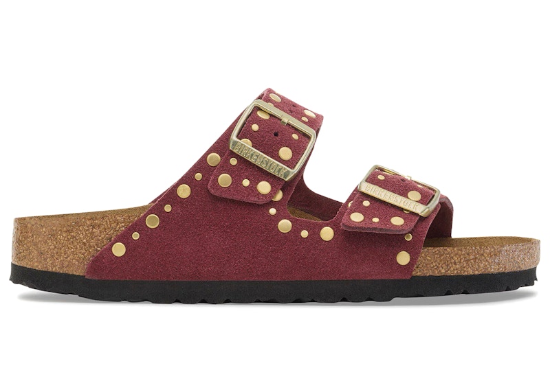 Birkenstock Arizona Rivets Suede Zinfandel