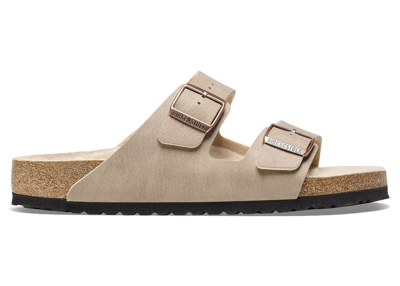 Birkenstock Arizona Shearling Synthetics Desert Dust Gray Taupe