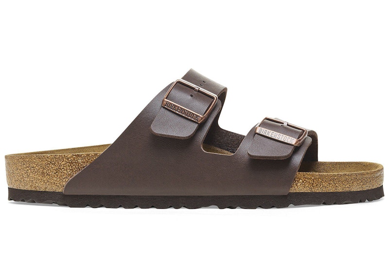Men's Birkenstock Arizona Soft Footbed BirkoFlor Sneakers in Dark Brown