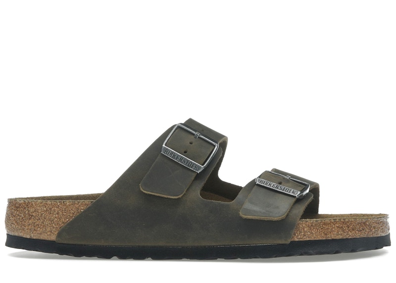 Birkenstock Arizona Soft Footbed Oiled Leather Faded Khaki