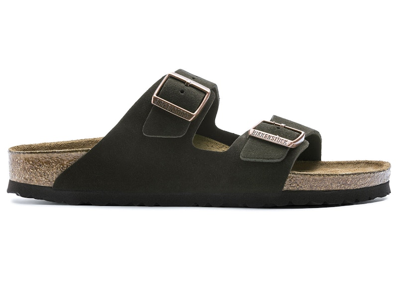 Birkenstock Arizona Soft Footbed Suede Velvet Grey Men's - 0552321 