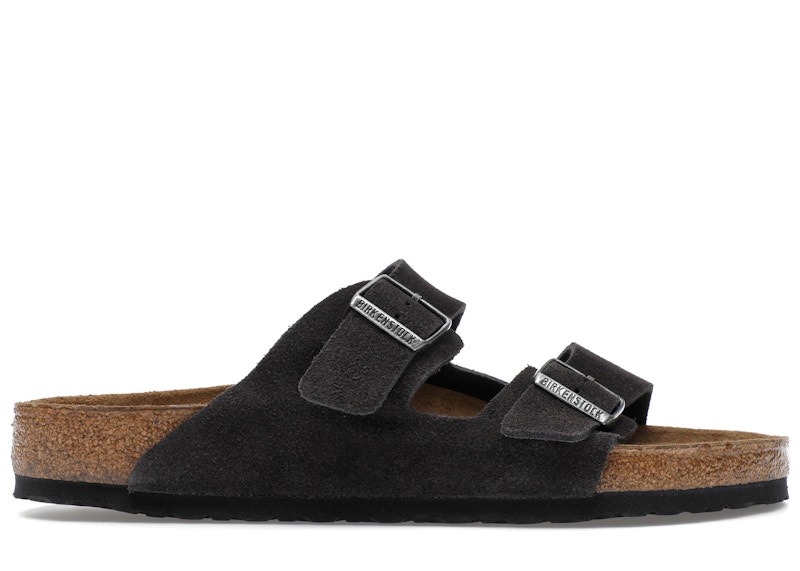 Birkenstock Arizona Soft Footbed Suede Velvet Grey