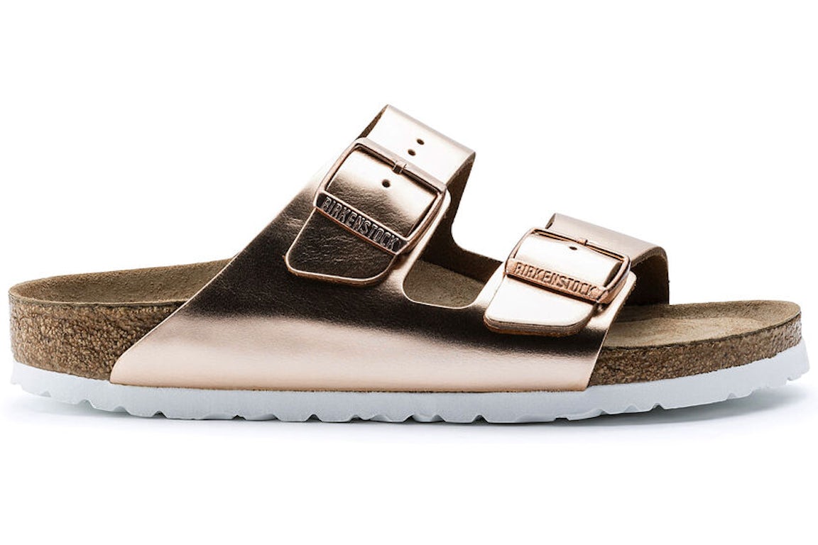 Birkenstock Arizona Softbed Metallic Copper (Women's) - 0952091/0952093 - US