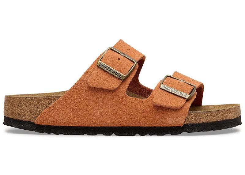 Birkenstock Arizona Suede Leather Dark Rust