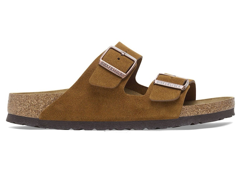 Pre-owned Birkenstock Men's Arizona Suede Sneakers In Mink